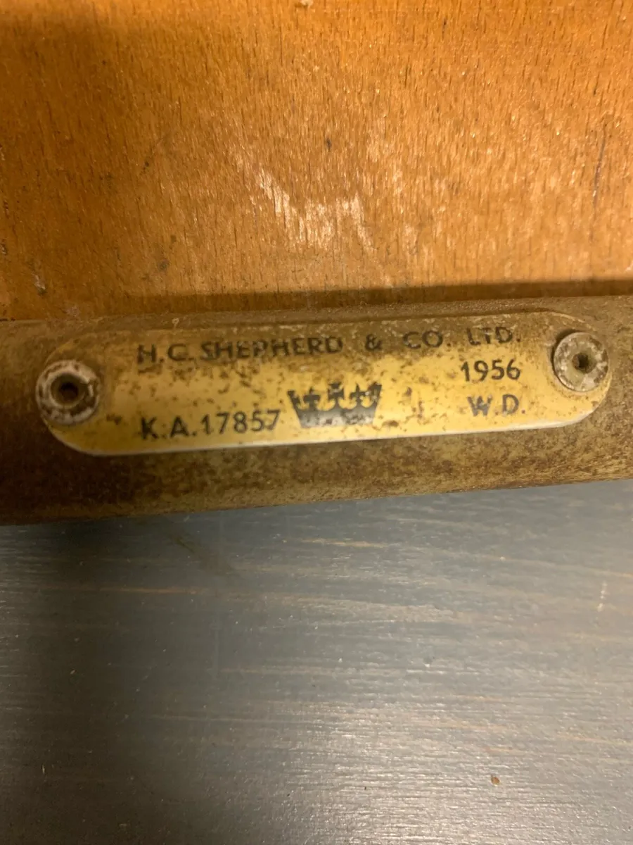 Antique stacking chair - Image 3