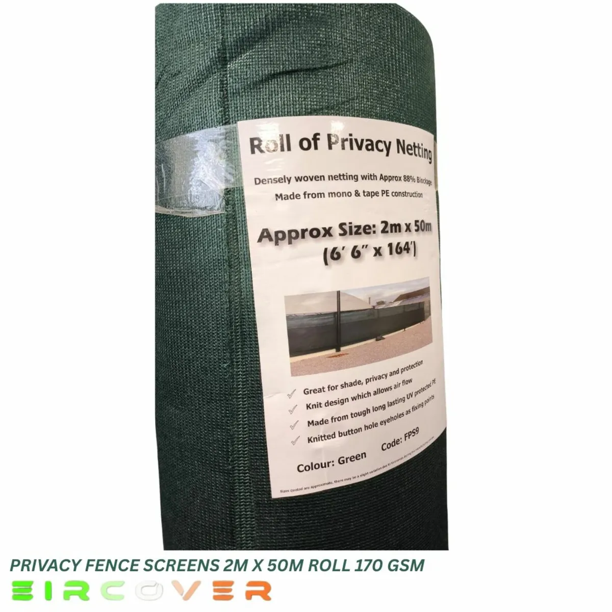 Privacy Netting 2m x 50m (6.5ft x 164ft) - Image 4