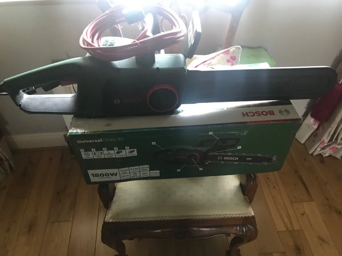 For sale new Bosch electric chainsaw - Image 1