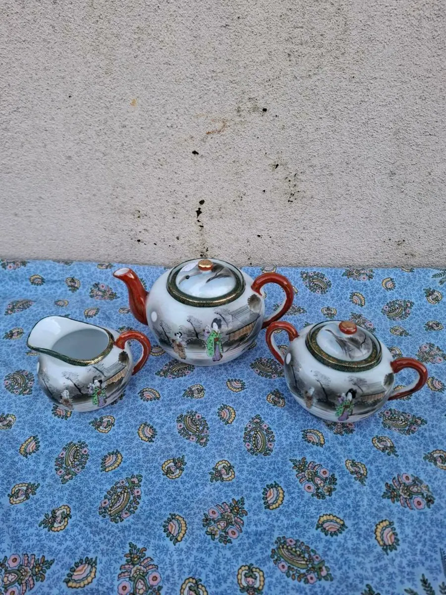 Asian china tea set postage possible