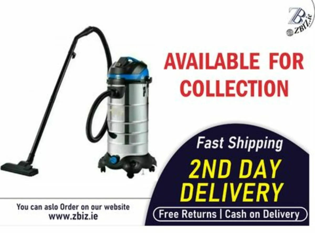 Vacuum Cleaner Wet Dry 40L Industrial Extractor - Image 1