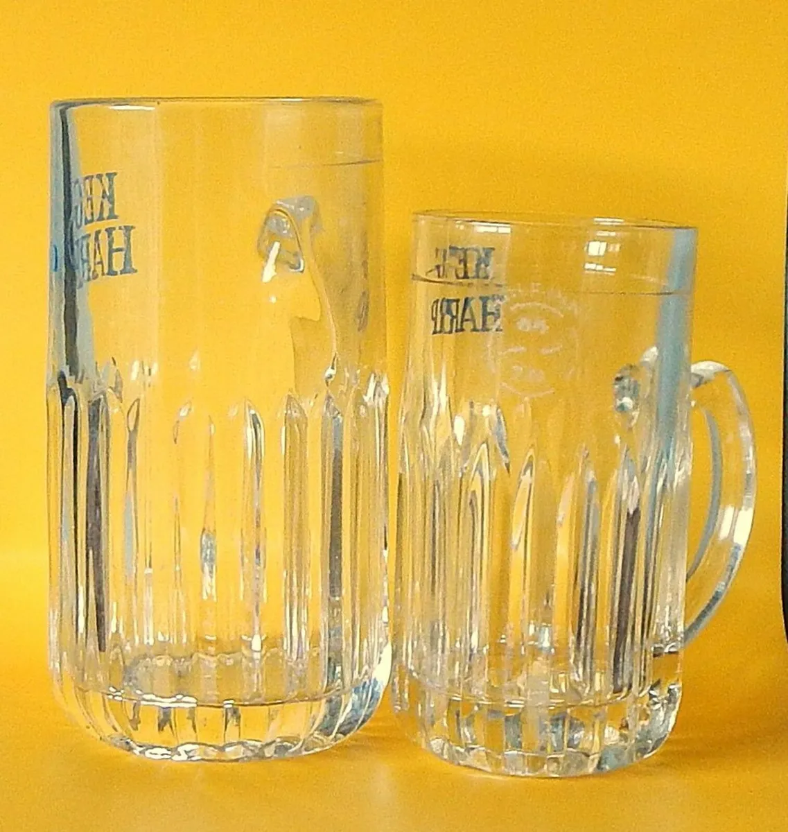Selection of Vintage Heavy Harp Glasses - Image 3