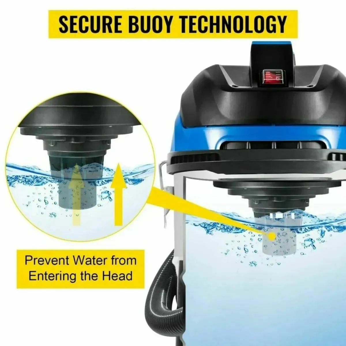 Wet Dry Vacuum Cleaner 40L Industrial Dust Extract - Image 3