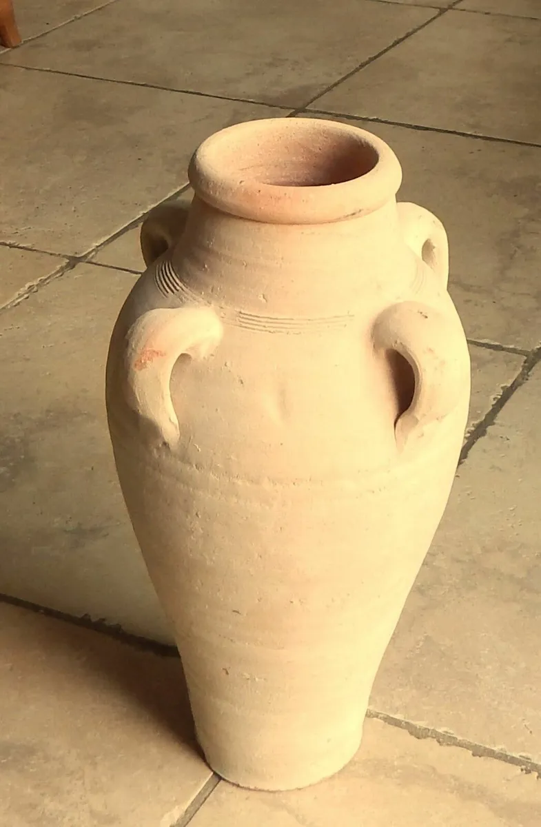 Hand Made Terracotta Urn - Image 1