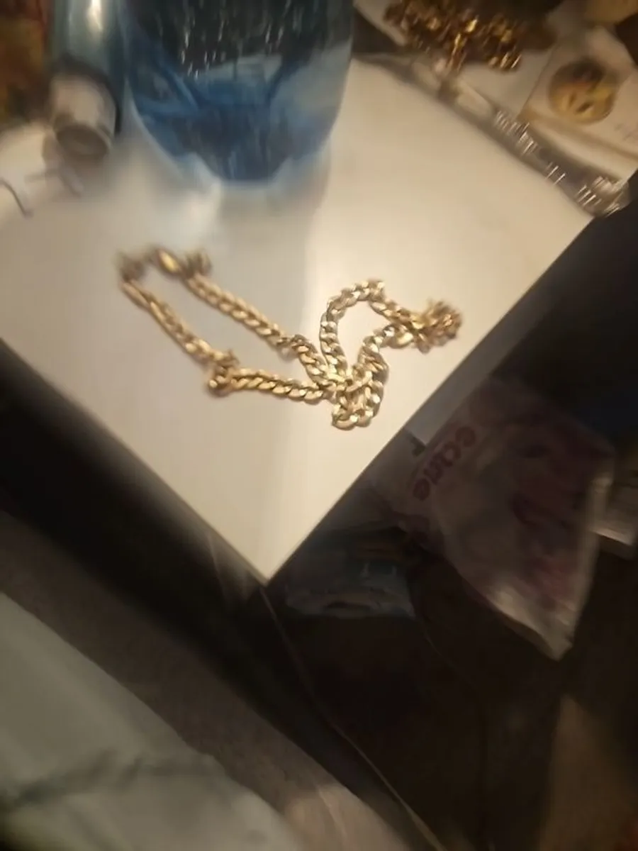 9ct mens chain - Image 1