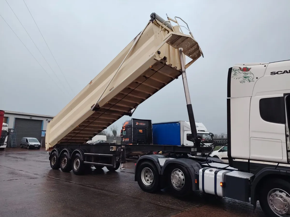 2018 STAS Steel aggregate tipping trailer - Image 3