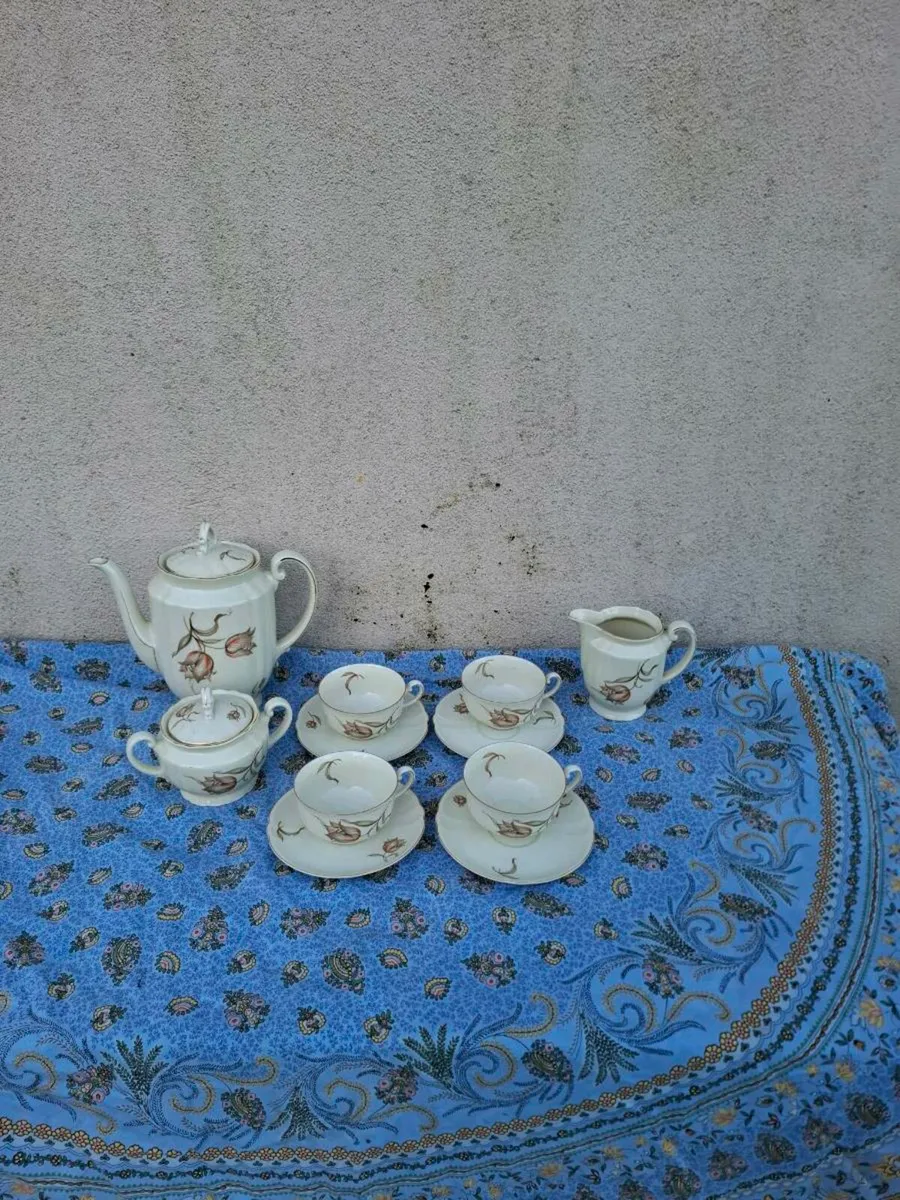Cream china tea set postage possible - Image 1