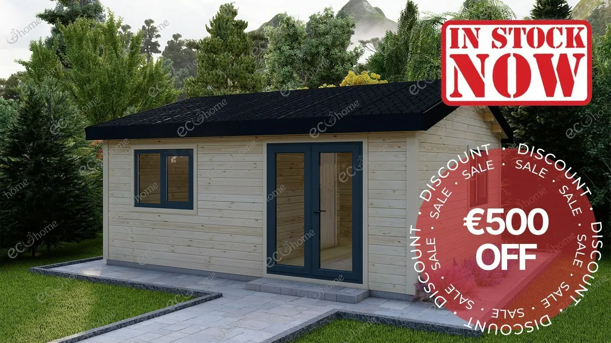 Ecohome Log Cabins 1 Bed A 5.8m X 5m Modular Home - Image 1