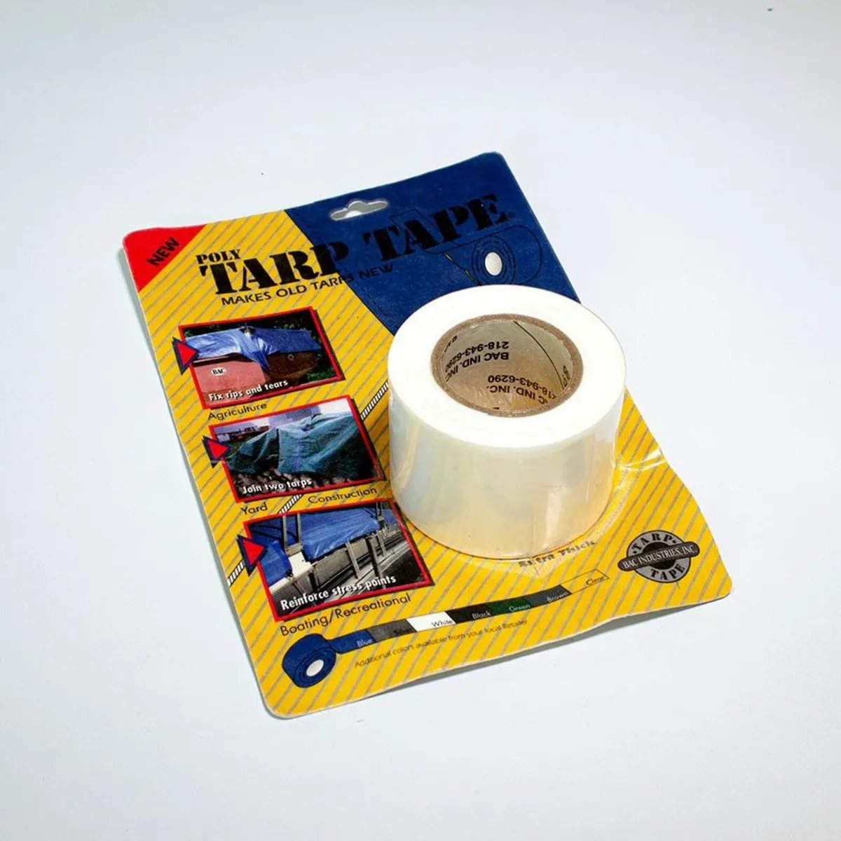 Tarp tape small  W5cm / L10m  (2" x 35') White - Image 1