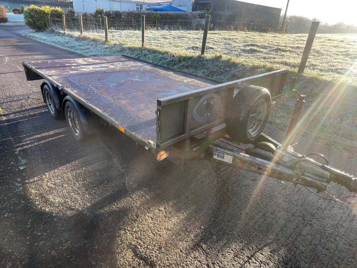Ifor Williams 12ft x 6ft 6” flat trailer - Image 4