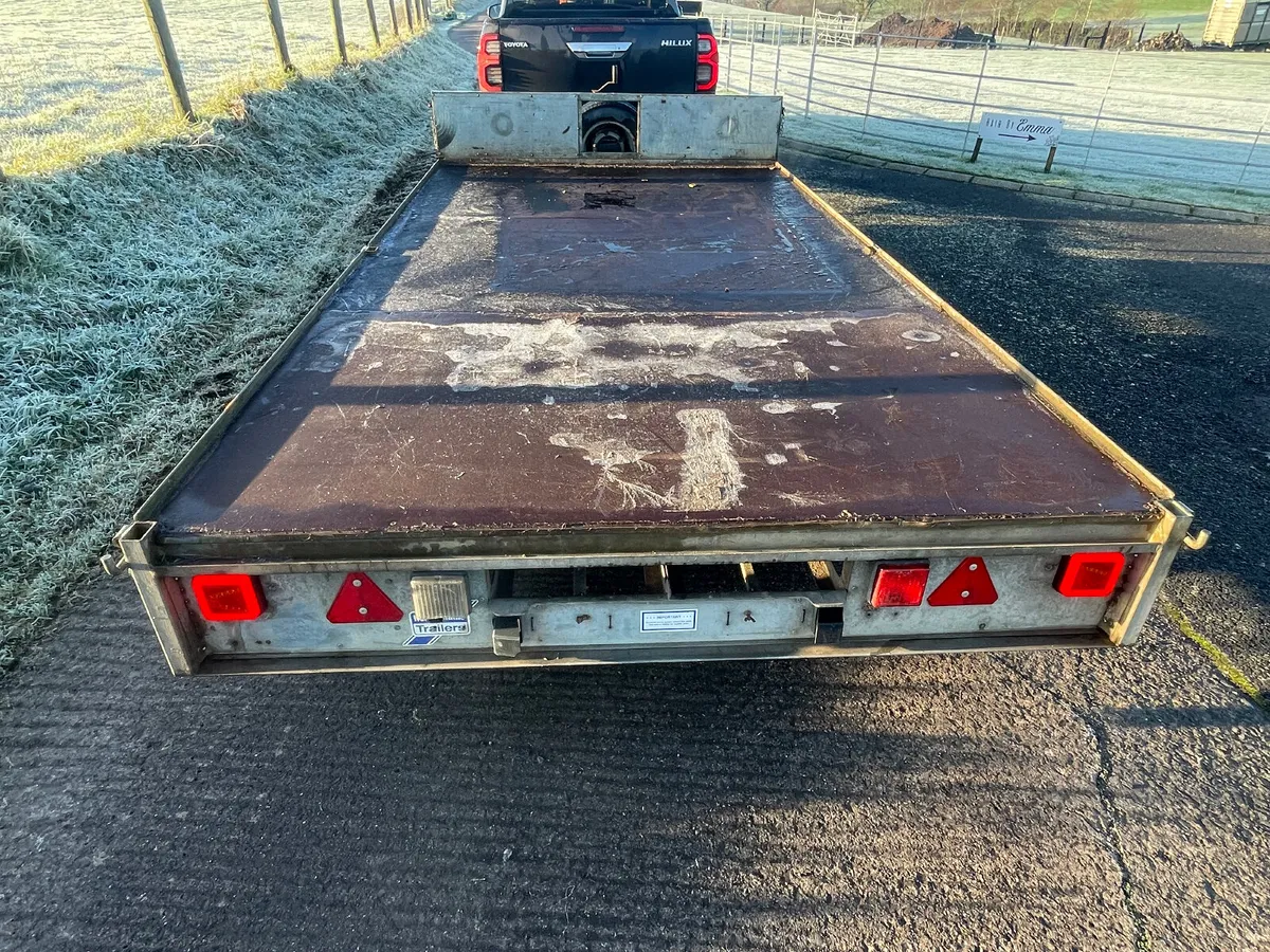 Ifor Williams 12ft x 6ft 6” flat trailer - Image 3