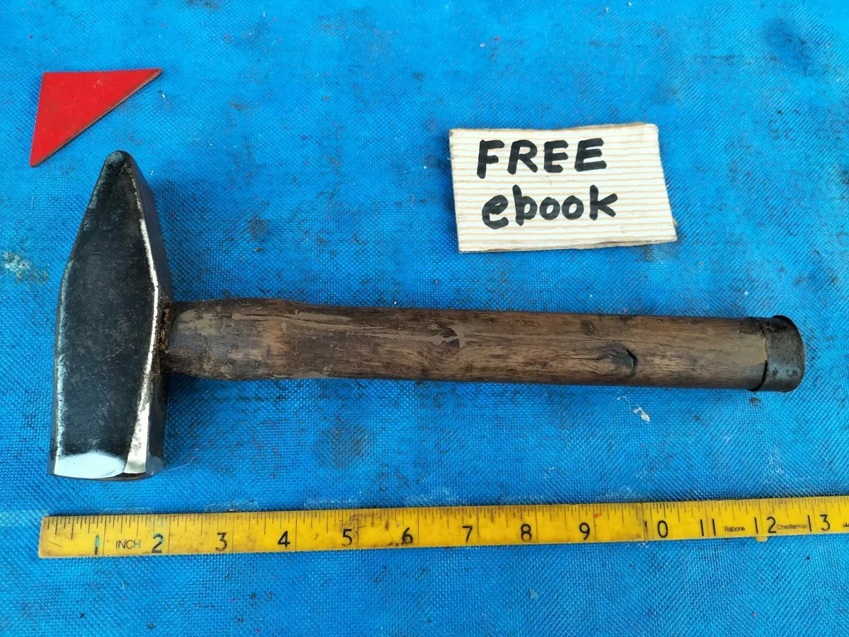 1kg Cross Pein Hammer - Image 1