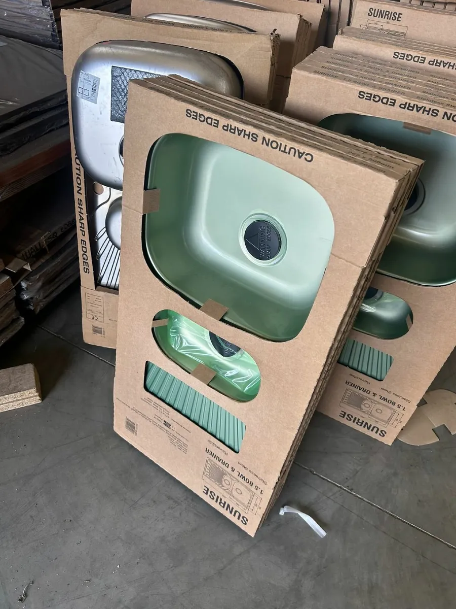 Brand new kitchen sinks