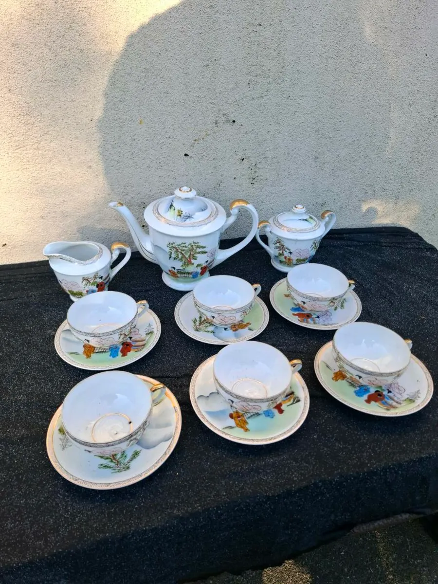 Lithophane vintage tea set - Image 2