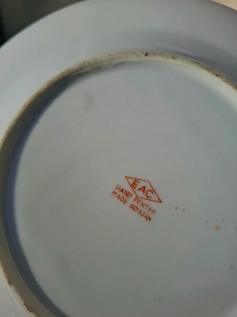 Set of 6 japanese sides plates postage possible - Image 3