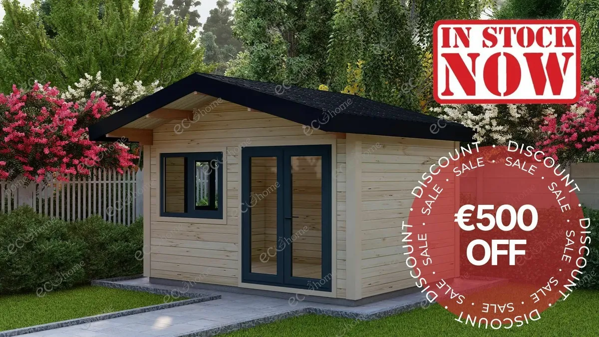 Ecohome Log Cabins Garden/Storage Room 4m x 3m - Image 1