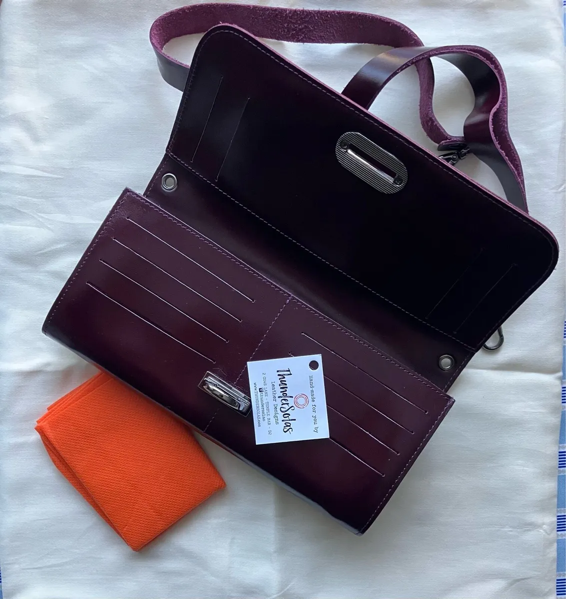 Leather Clutch Bag - Image 2