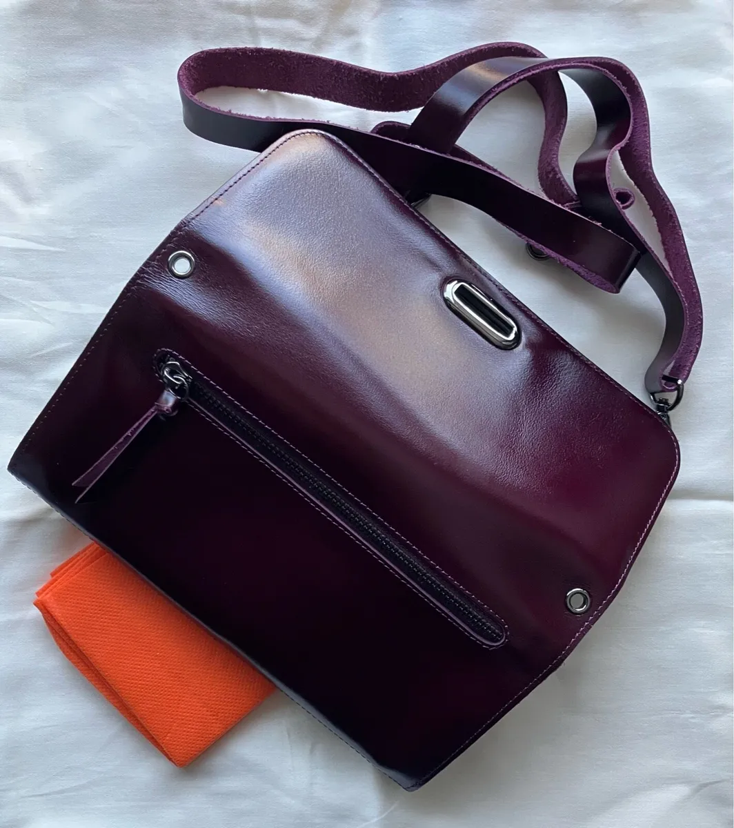 Leather Clutch Bag - Image 3