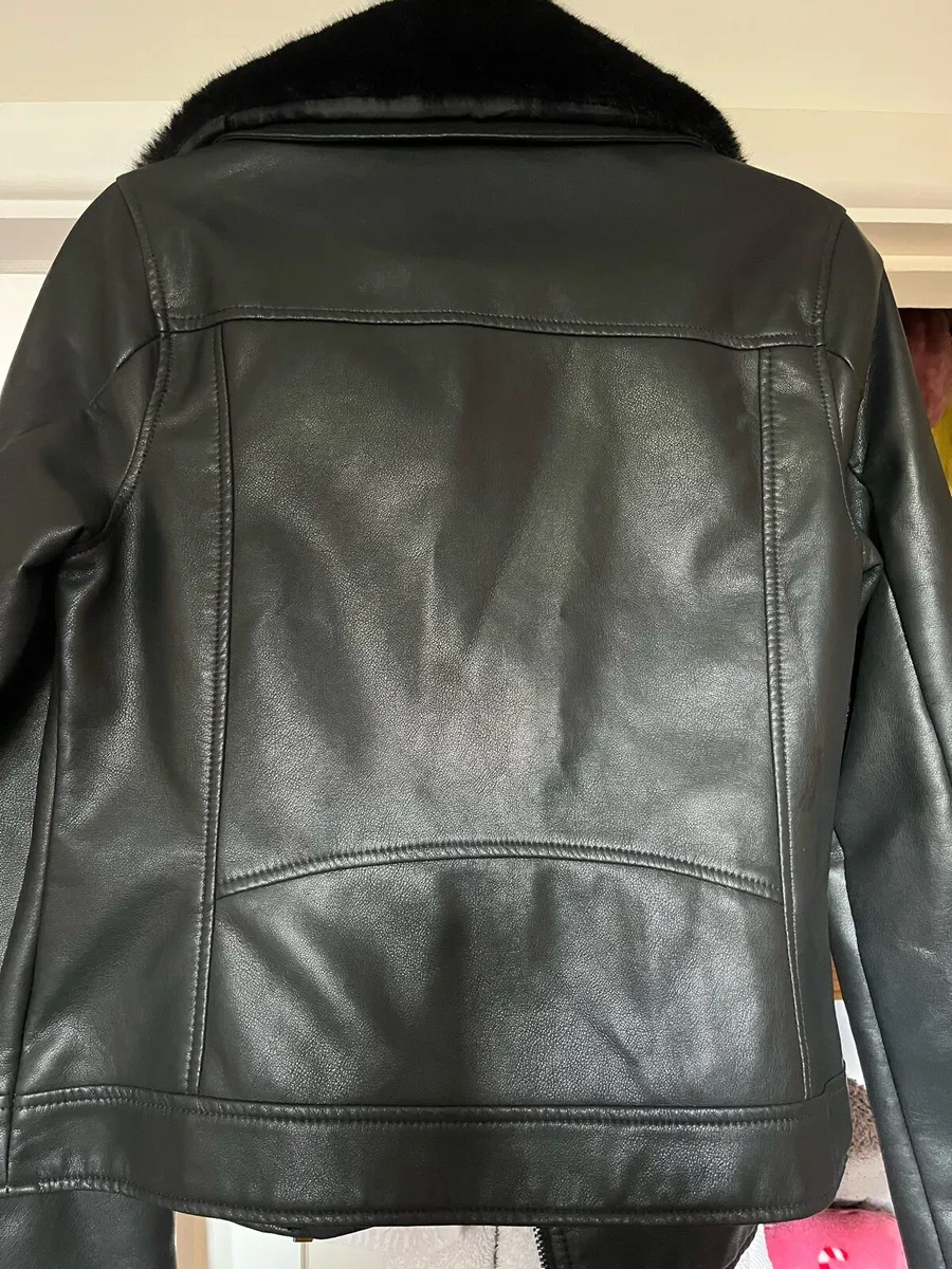 M&S leather jacket - Image 4