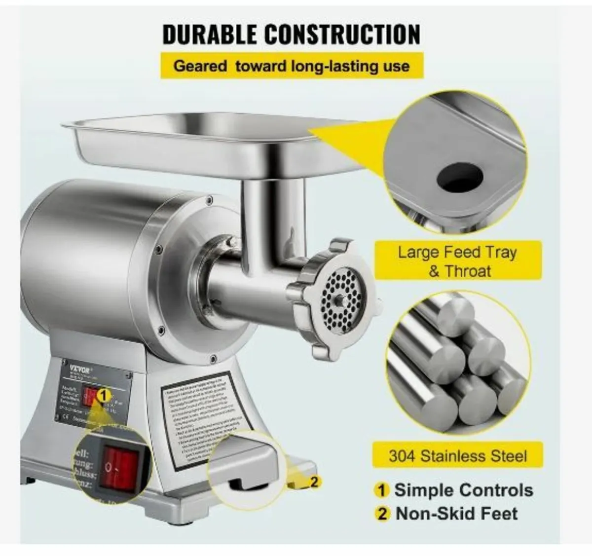 8500W Commercial Stainless Steel - Image 4