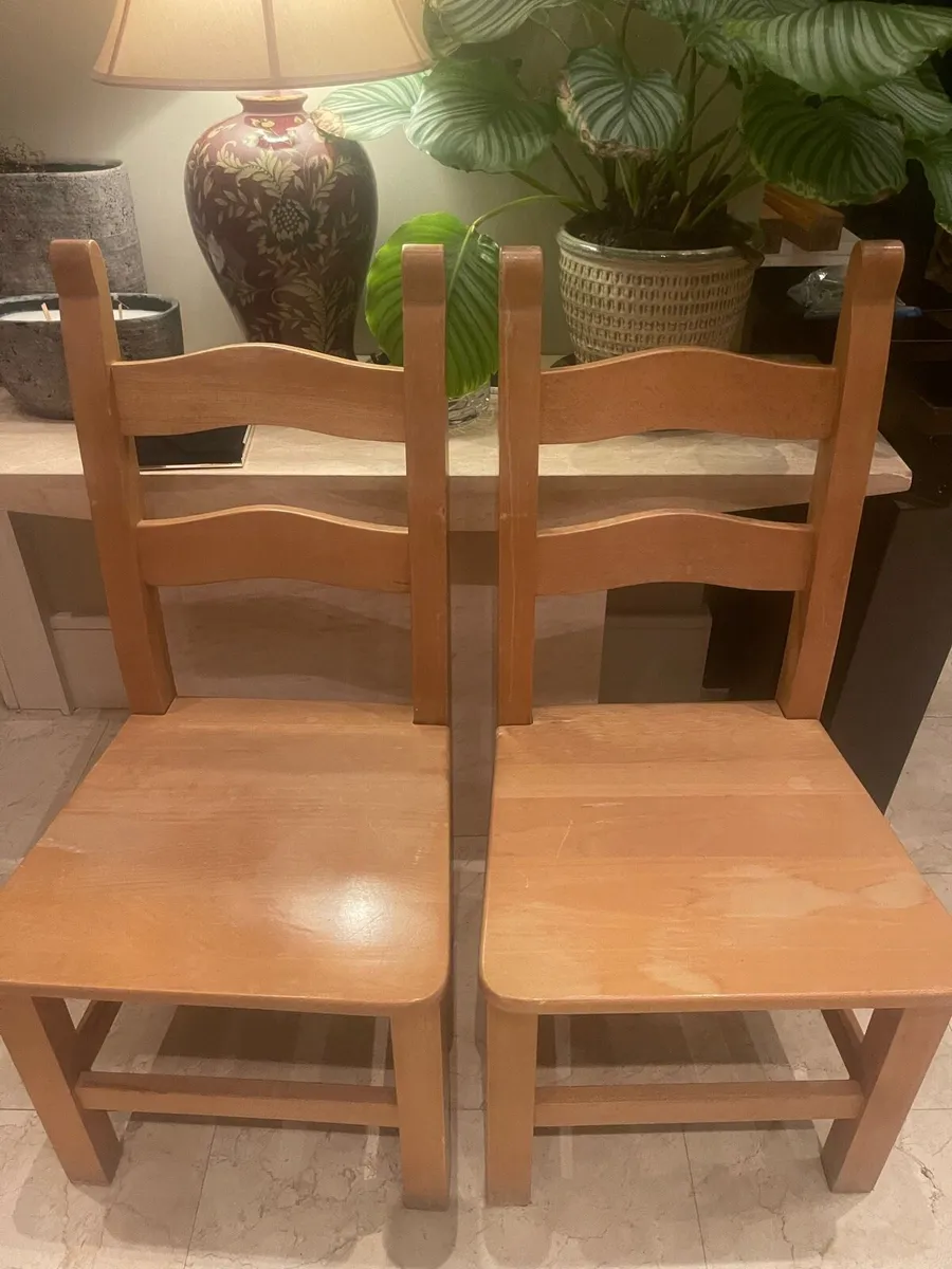 Free - 2 x Very Sturdy Chairs - Free To Take Away