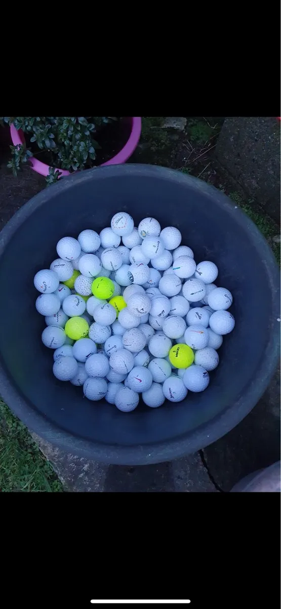 100 golf balls