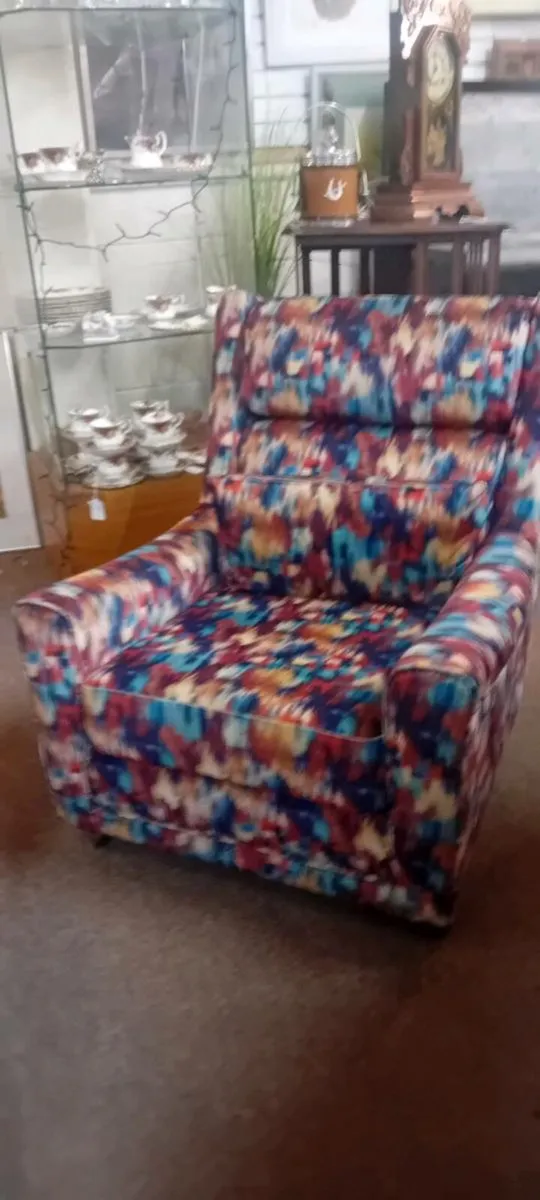 Vibrant Colour Fireside Armchair - Image 1