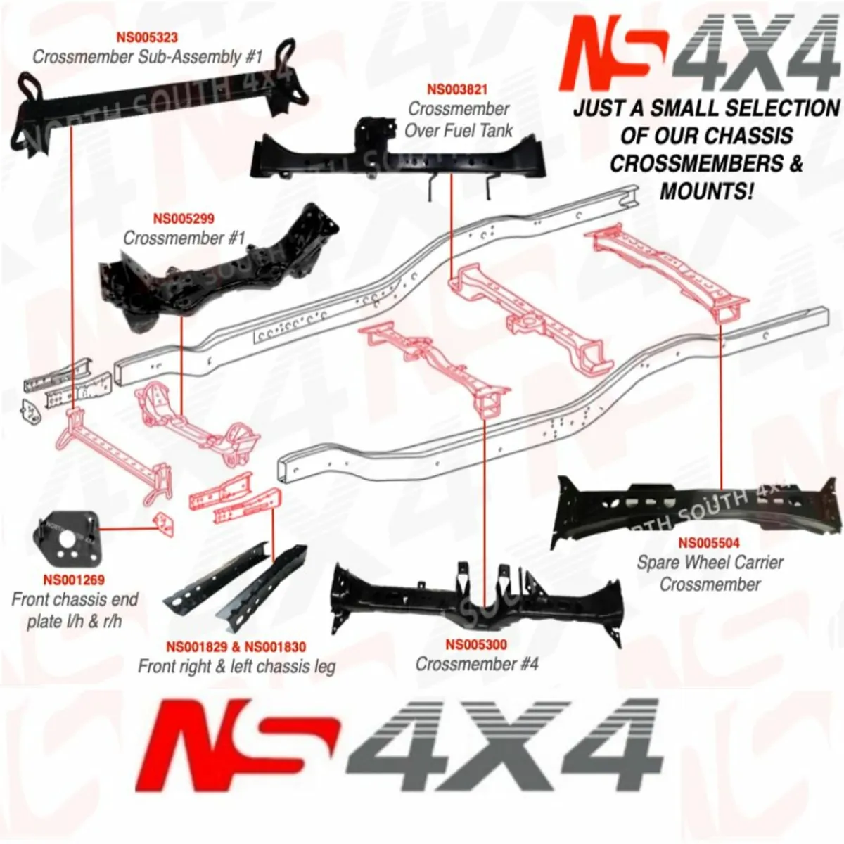 Toyota Hilux 2005-2016 Chassis & Crossmember Parts - Image 1