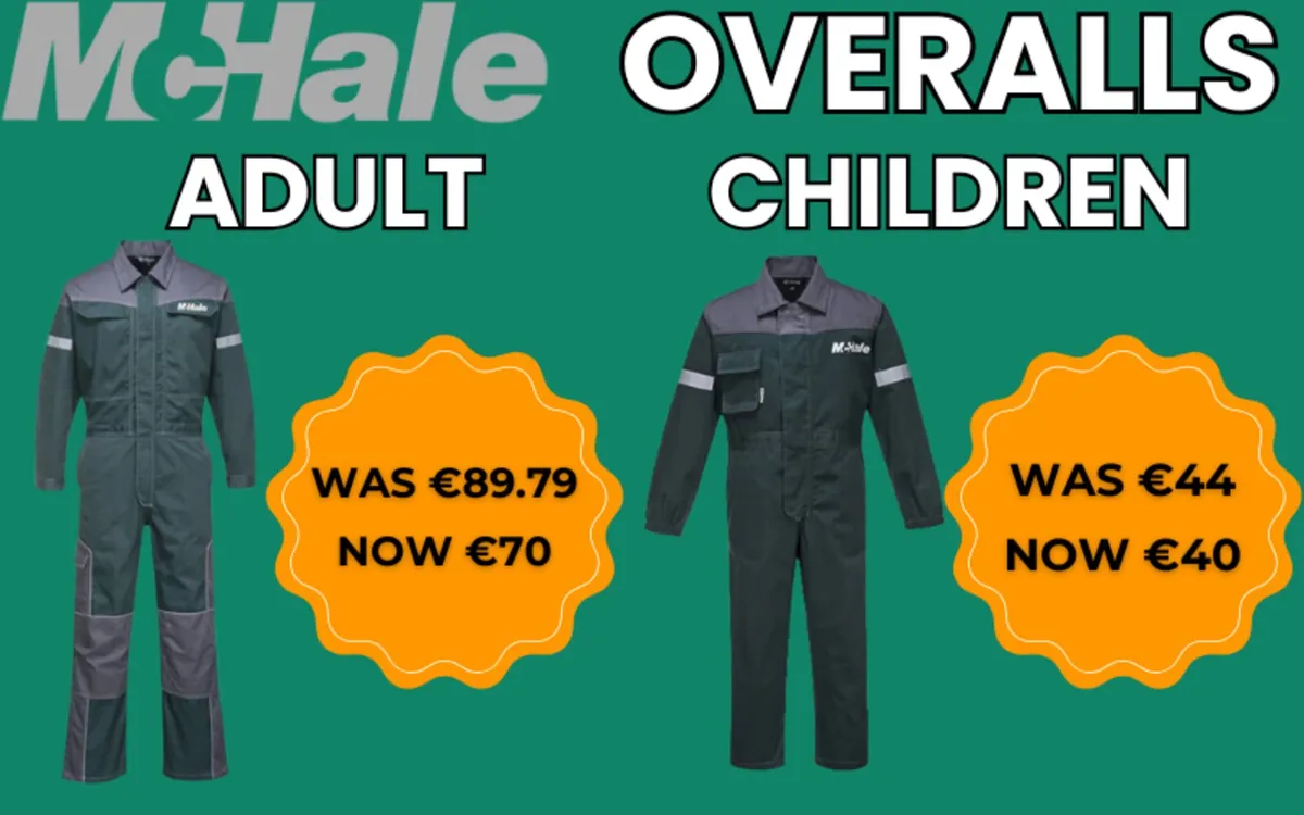 Valtra & McHale Overalls - Adult & Child Sizes - Image 2