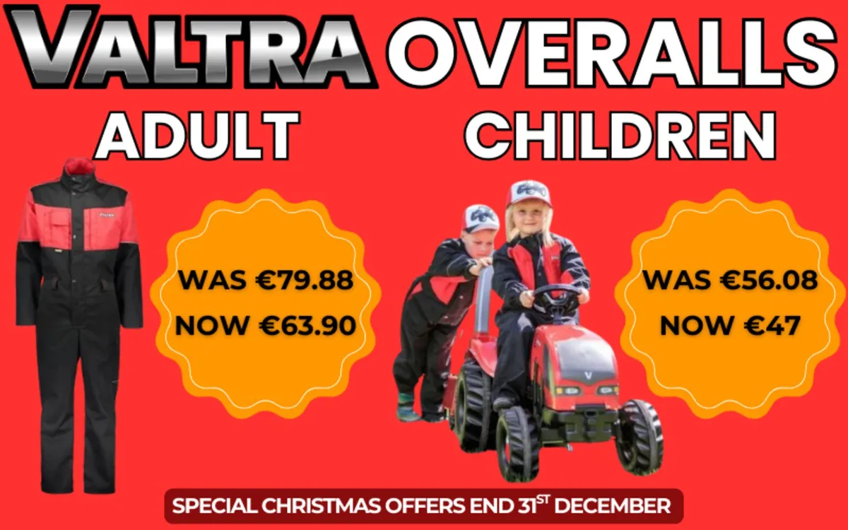 Valtra & McHale Overalls - Adult & Child Sizes - Image 1