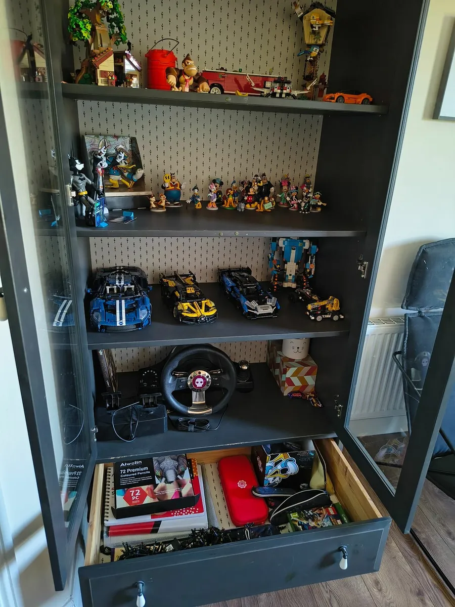 IKEA Edland Glass Door Cabinet - Image 4