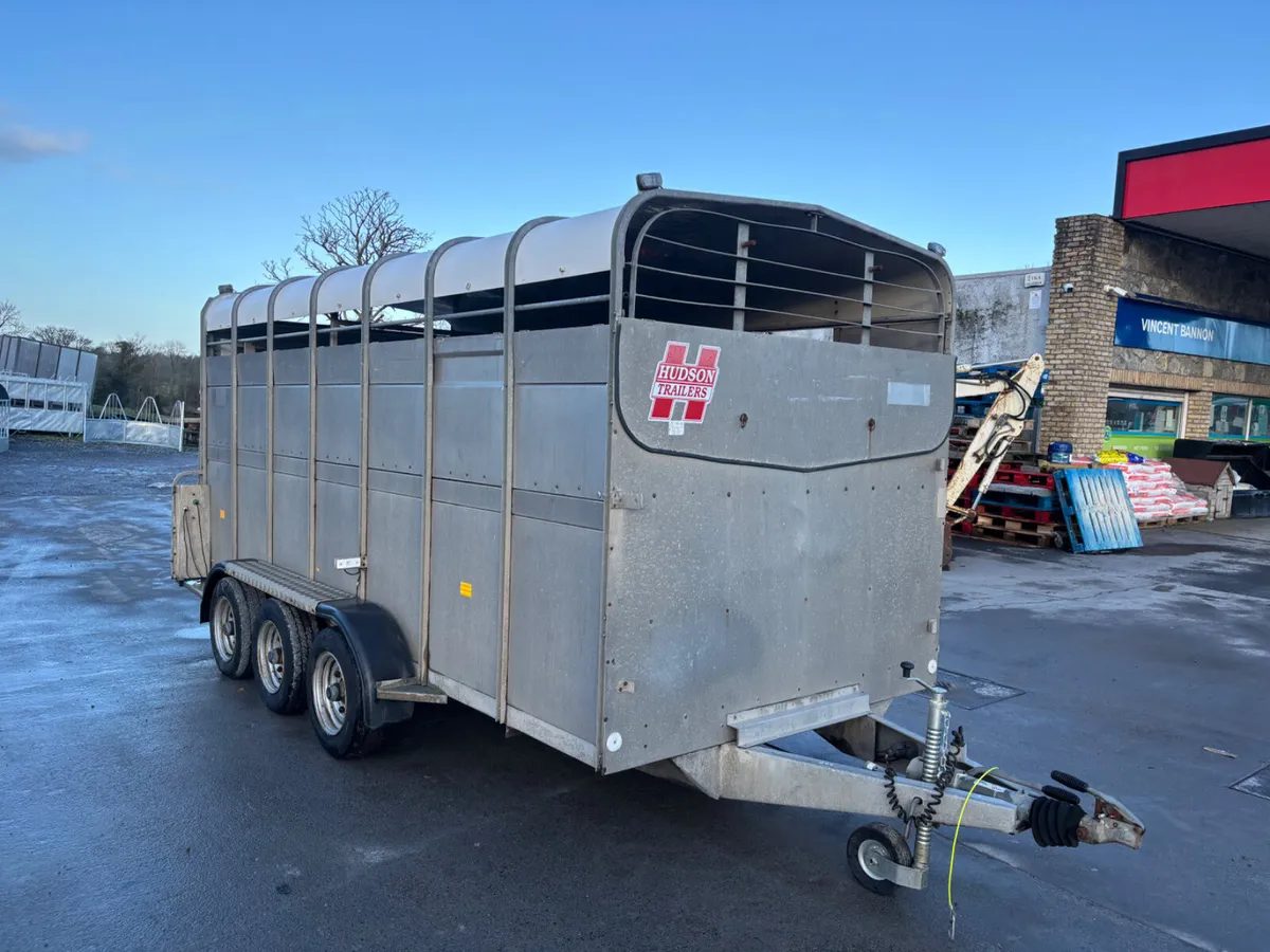 hudson 14ft livestock trailer - Image 1