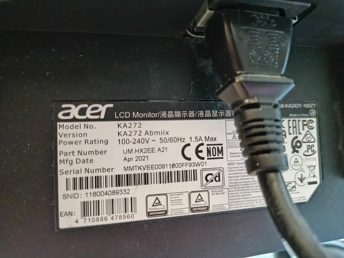 Acer monitor - Image 3