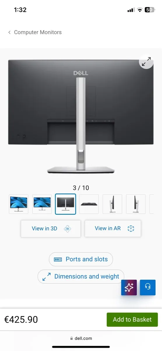 Dell Pro 27 4k USB-C Hub Monitor - Image 2