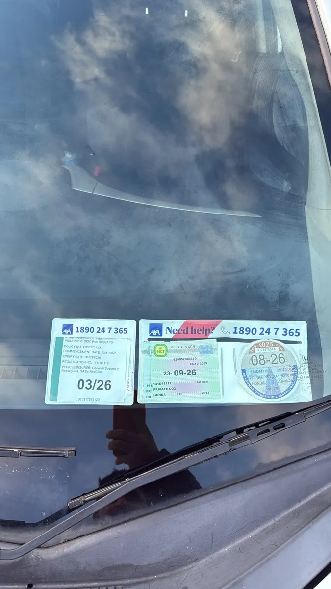 Honda Fit fresh NCt full year road tax. - Image 2