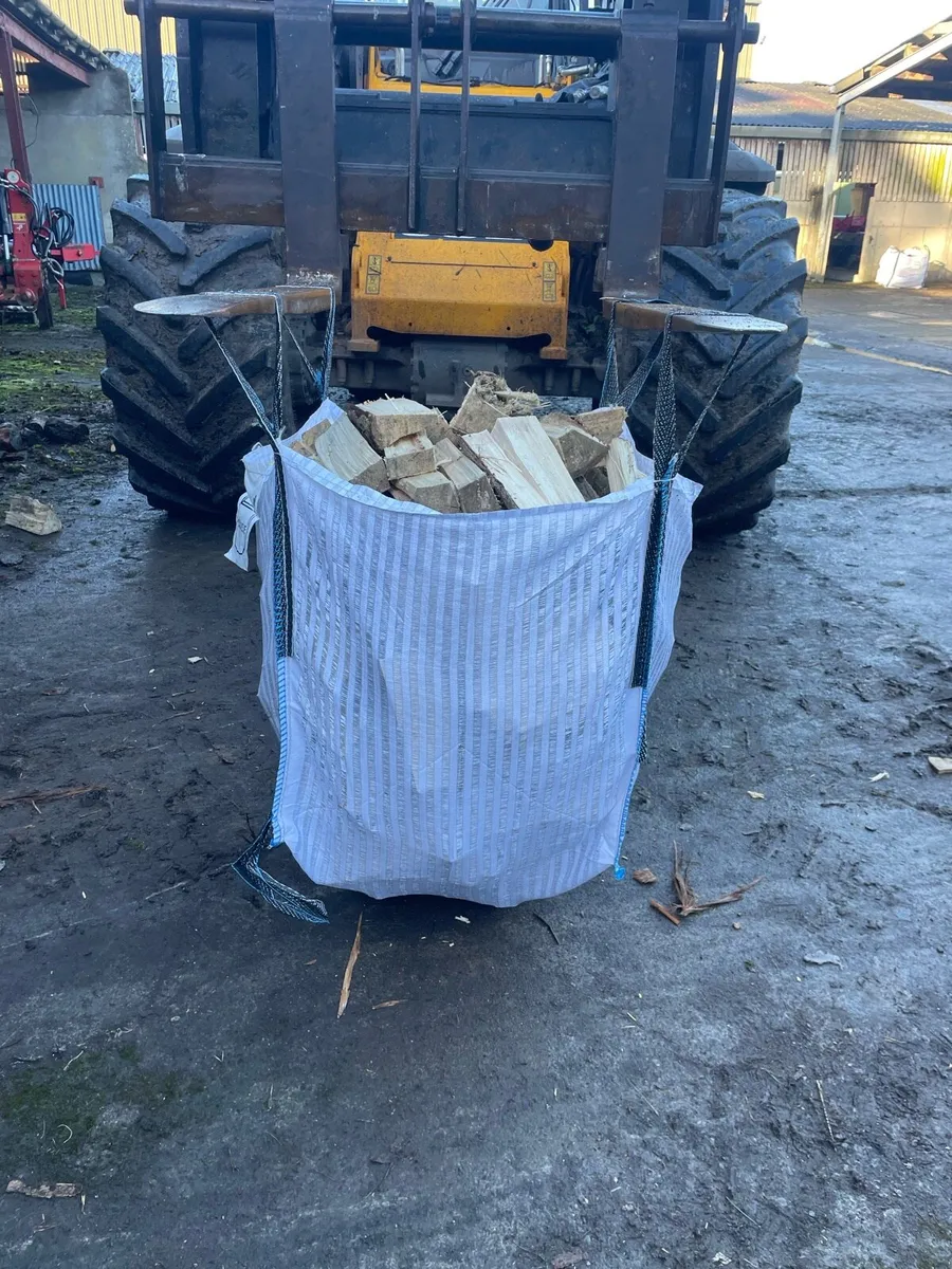 Seasoned Hardwood 1 ton bags - Image 1