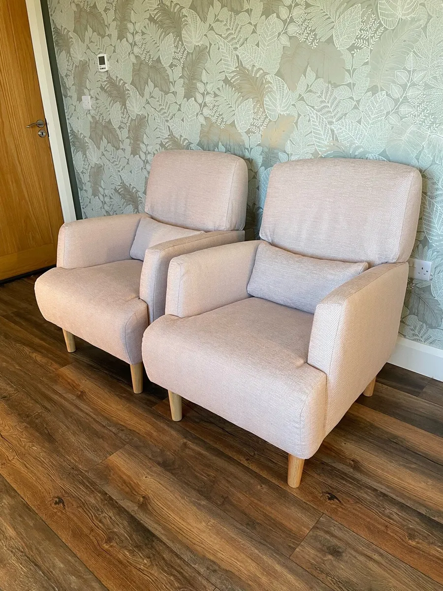 2 Meadows and Byrne Armchairs - Image 1