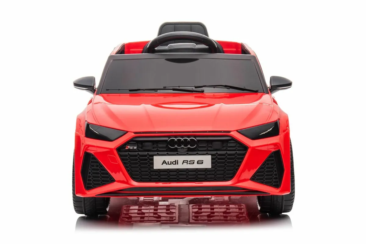 Licenced 12V Audi RS 6 Ride on Kids Toy Red - Image 3