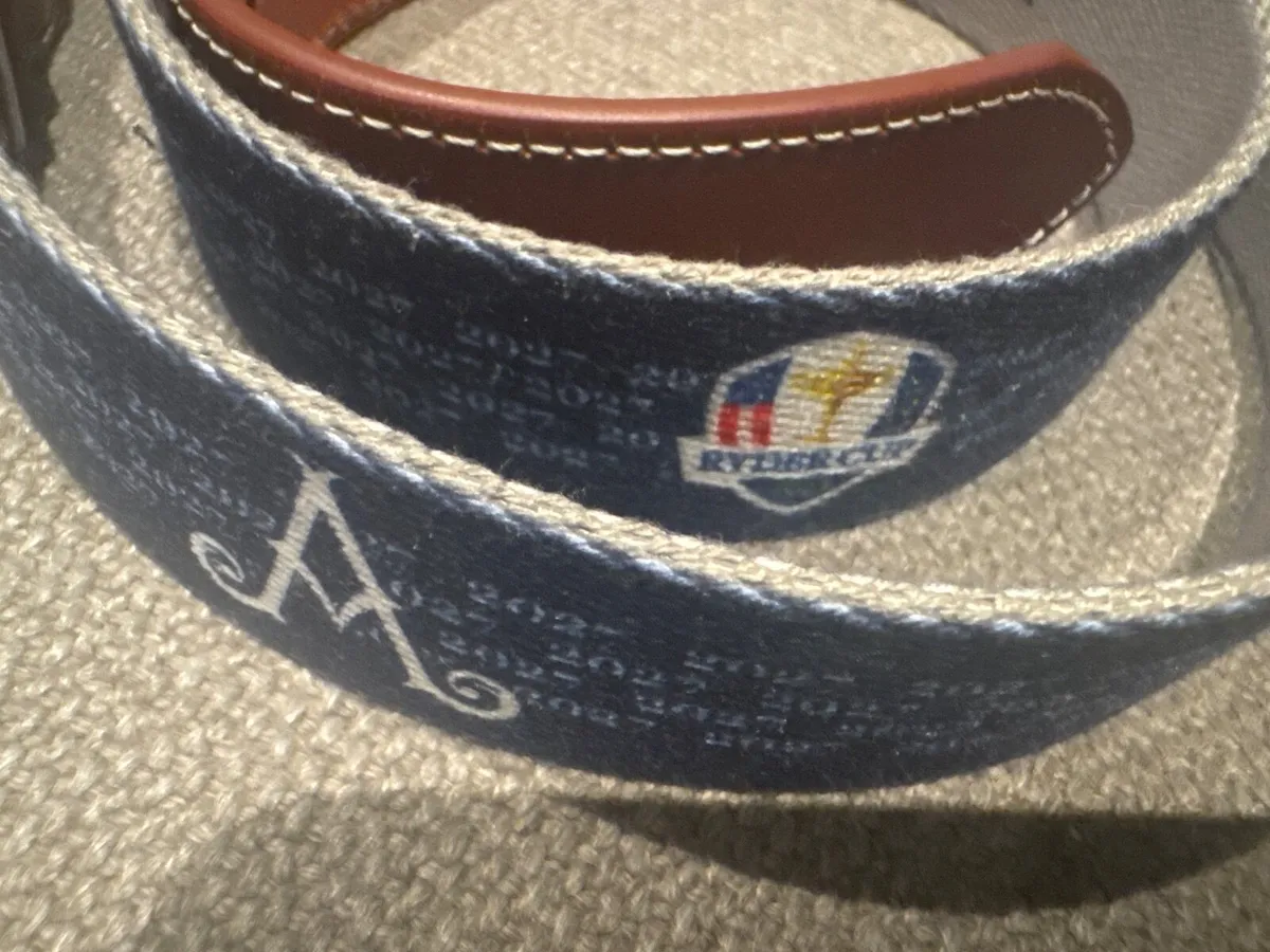 ADARE MANOR RYDER CUP BELT Peter Millar - Image 1