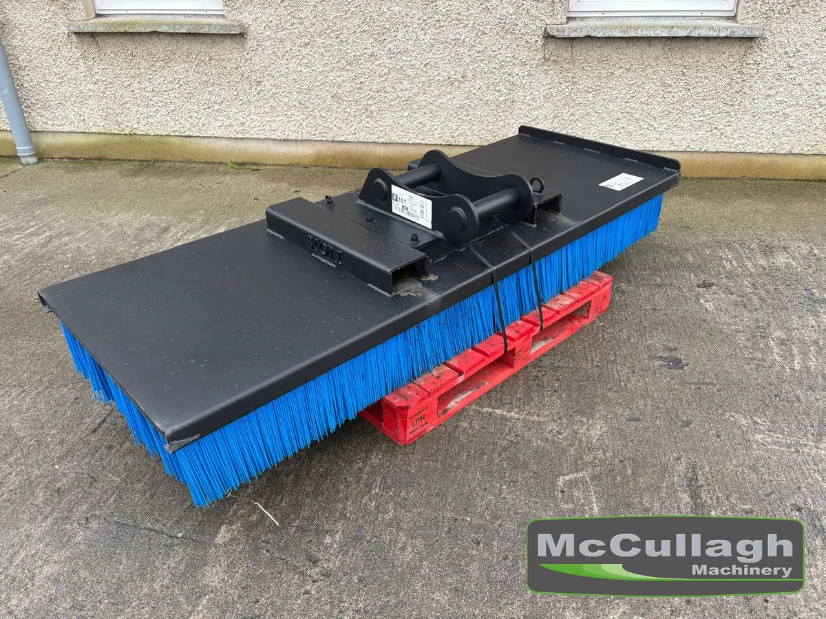 New Yard Brushes for Digger & Forklift - Image 1