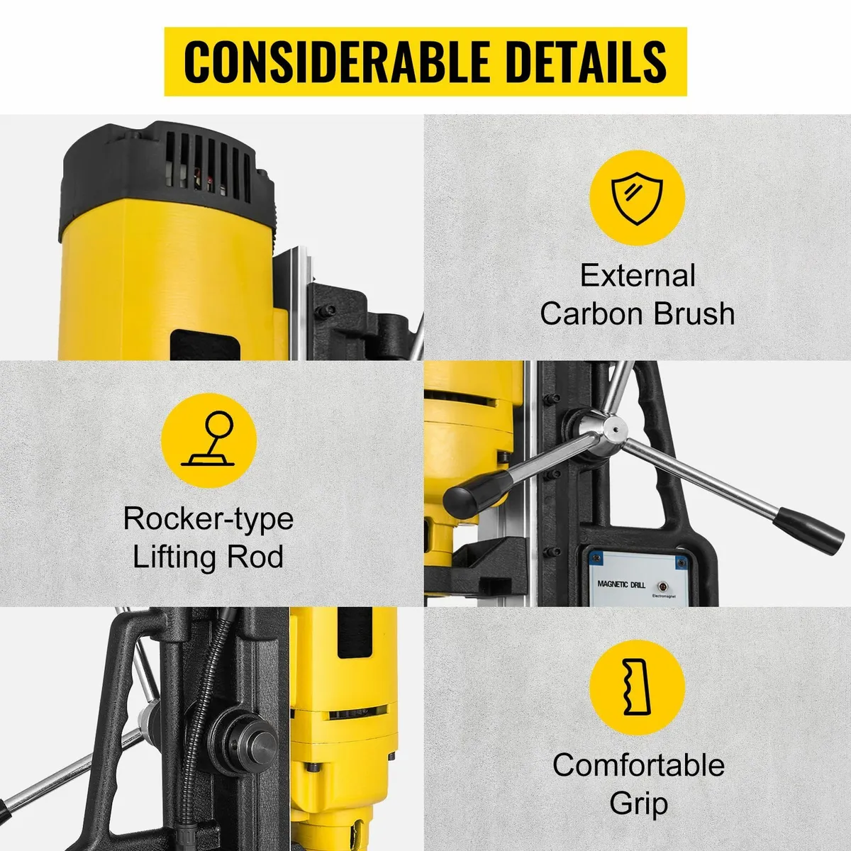 Magnetic Drill Machine 23mm 1200W - Image 4