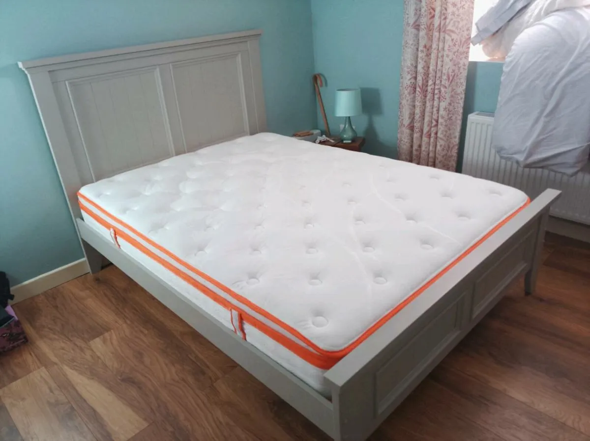 Beautiful Wooden Bed OR Divan& Orthopedic Mattress - Image 1