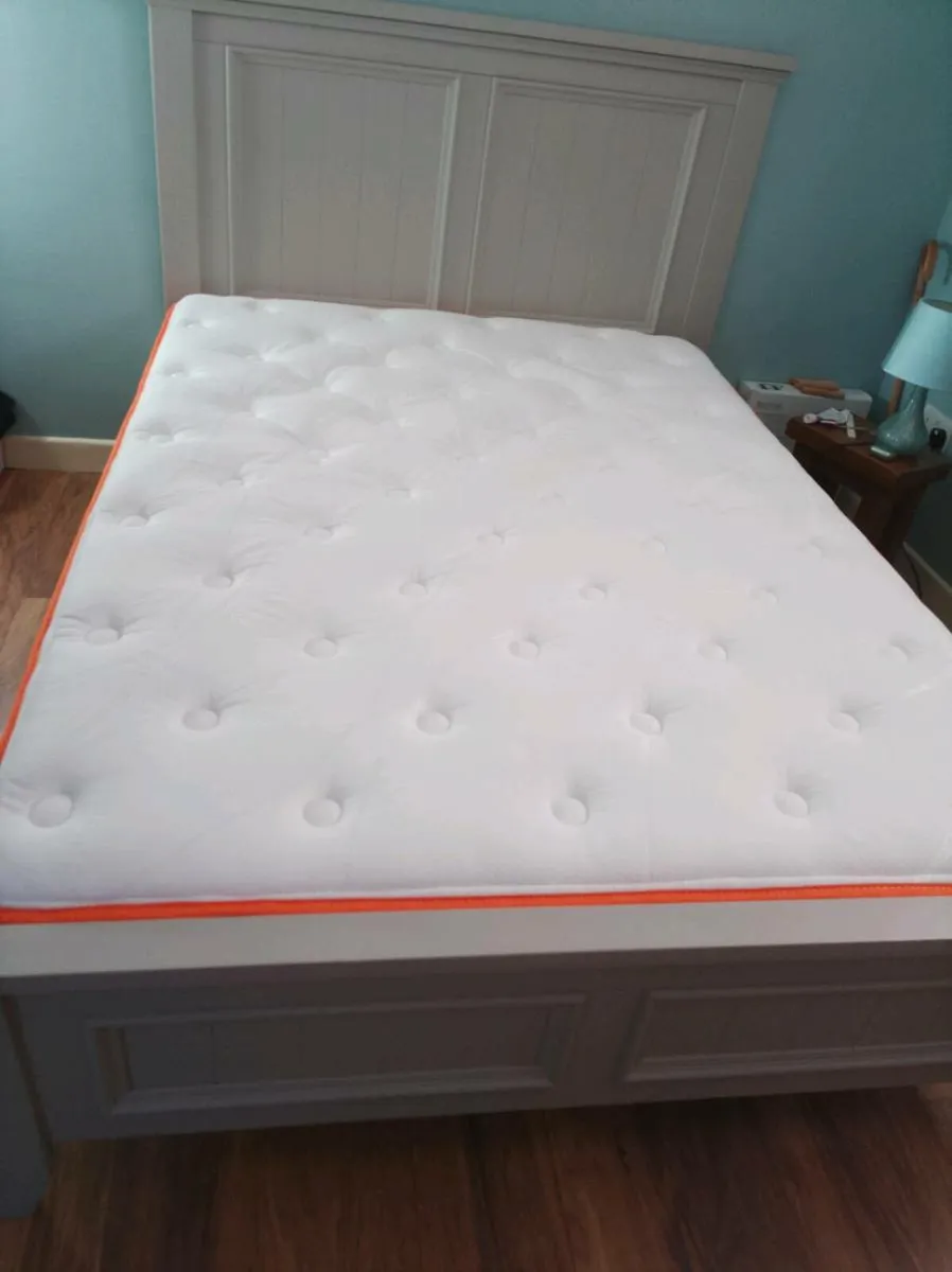 Beautiful Wooden Bed OR Divan& Orthopedic Mattress - Image 2