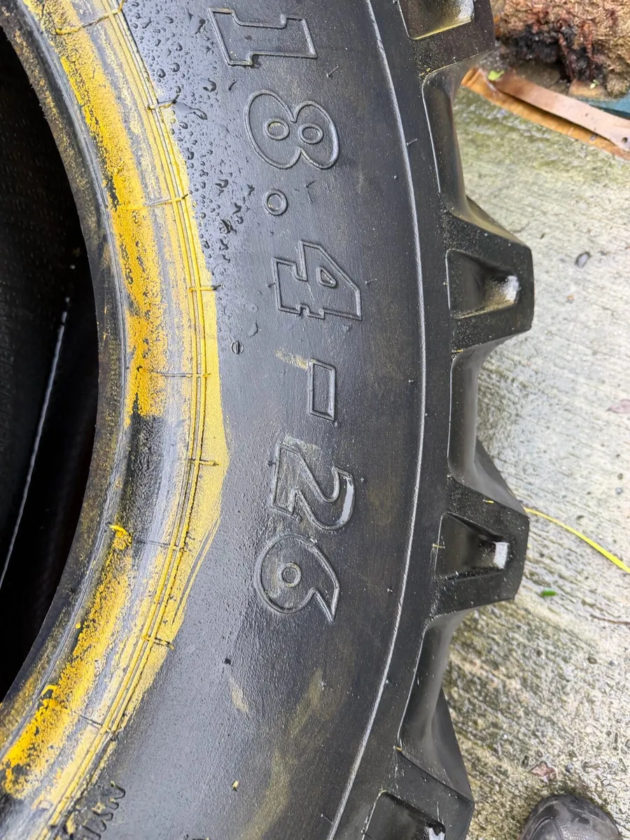 18.4x26 rear digger tyres - Image 2