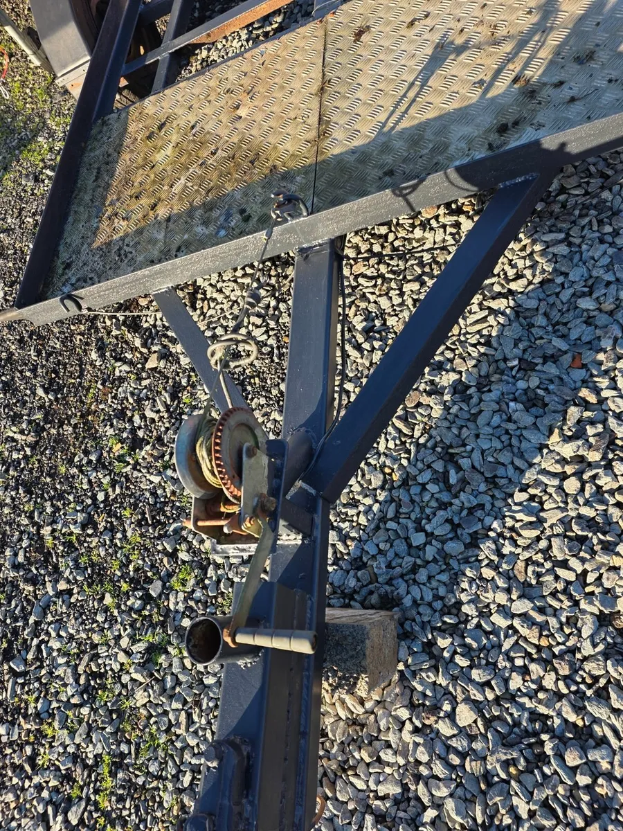 13 half ft long 6 and a half wide car transporter - Image 1