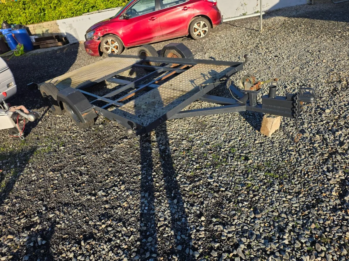 13 half ft long 6 and a half wide car transporter - Image 3