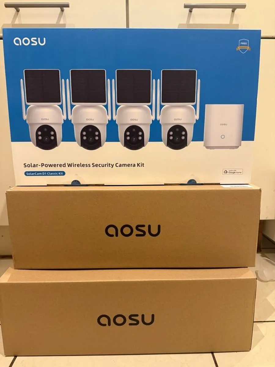 AOSU SolarCam D1 Classic 4 Cam Kit brand new - Image 1
