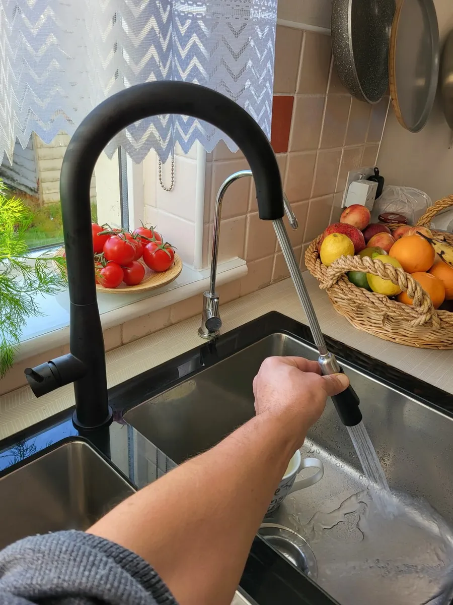 Kitchen Sink Mixer Tap, Pull-Out - Image 3