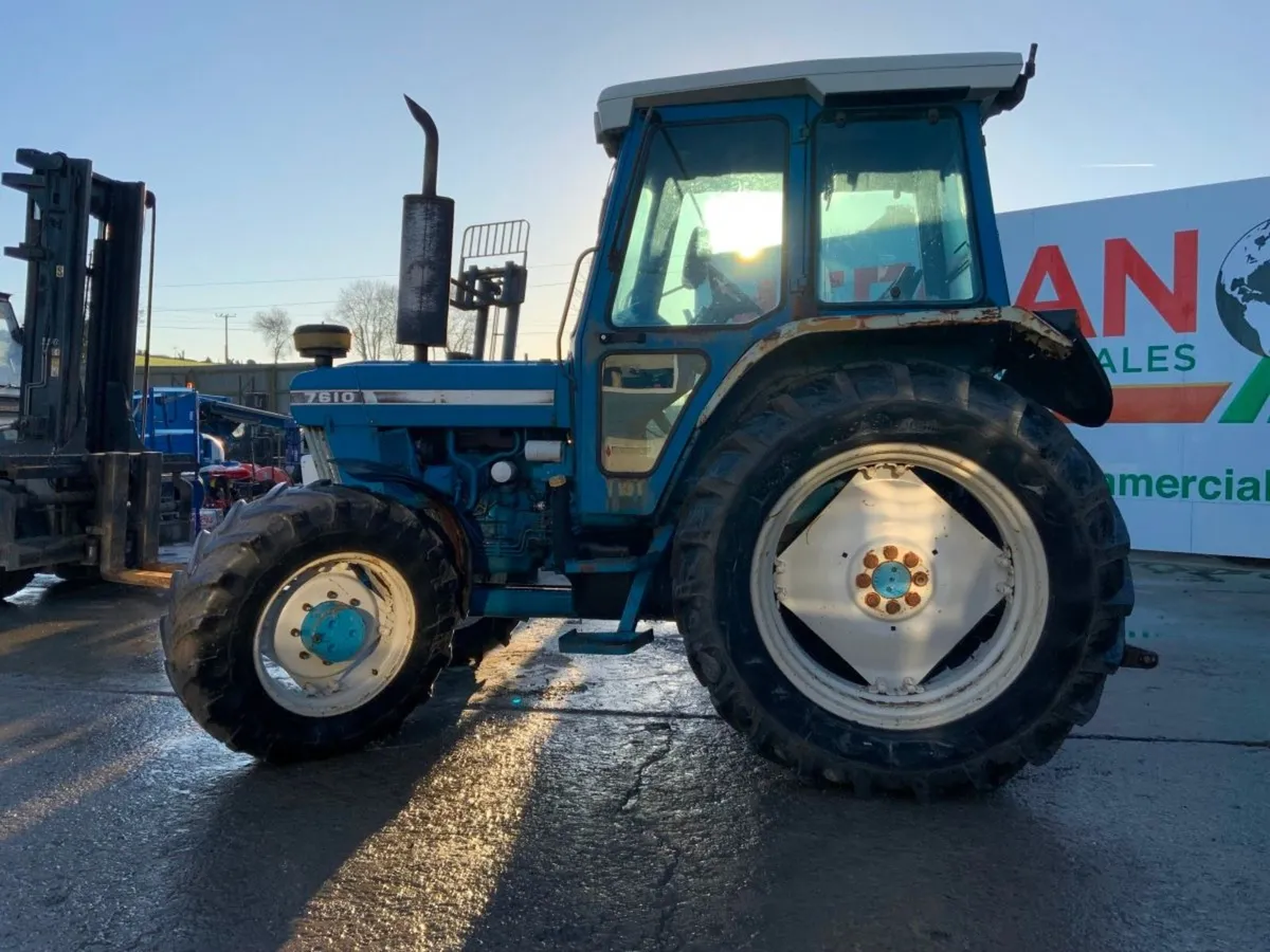 FORD 7610 4wd TRACTOR..7091 hrs. - Image 3