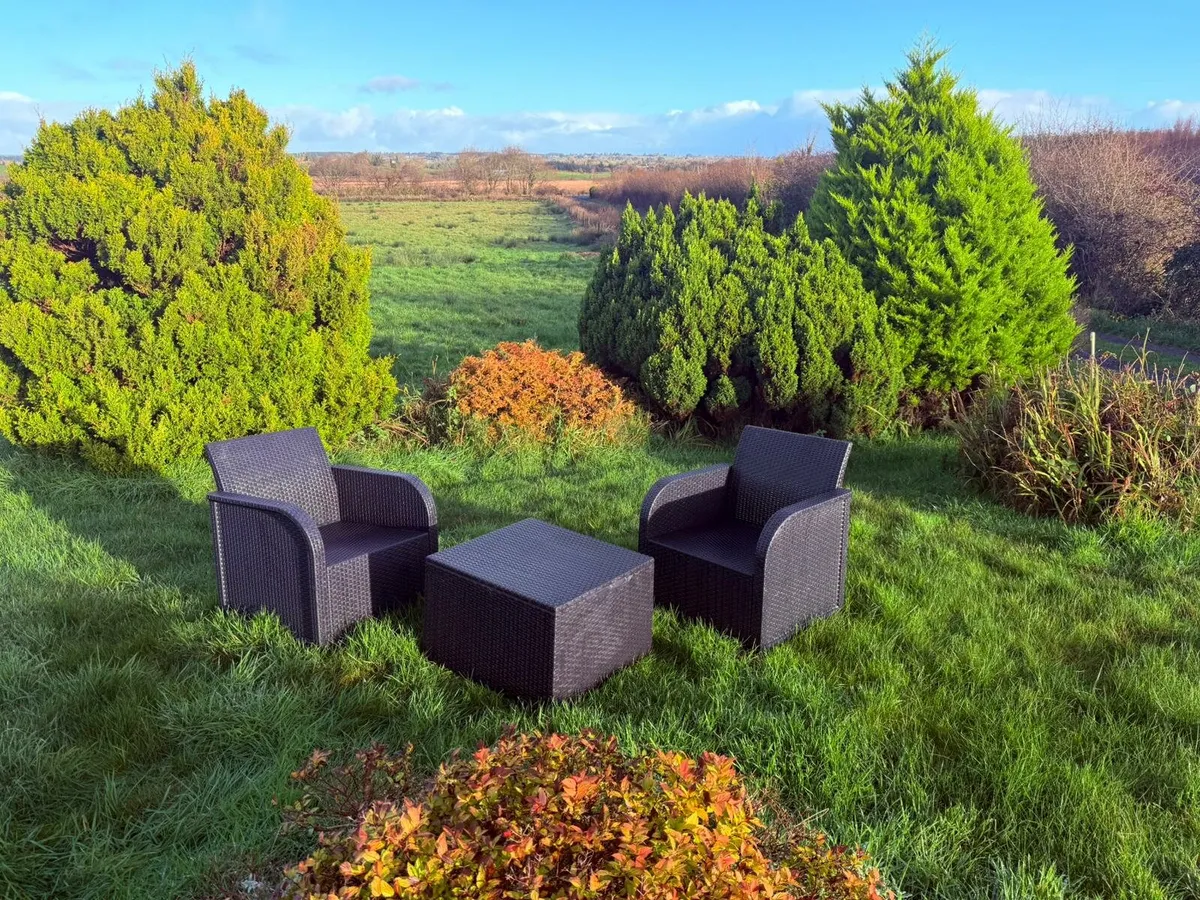 3-Piece Rattan Garden Furniture Set - Image 3